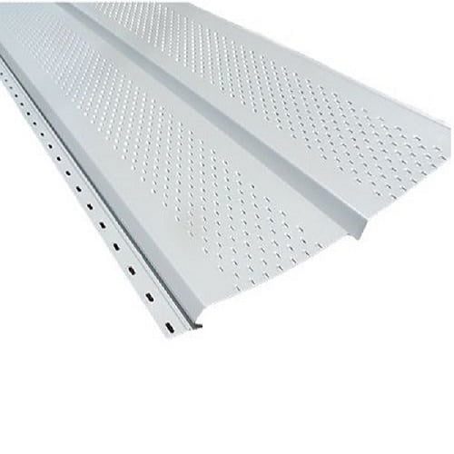 Soffite ventilé à 2 panneaux de 16 po en Aluminium